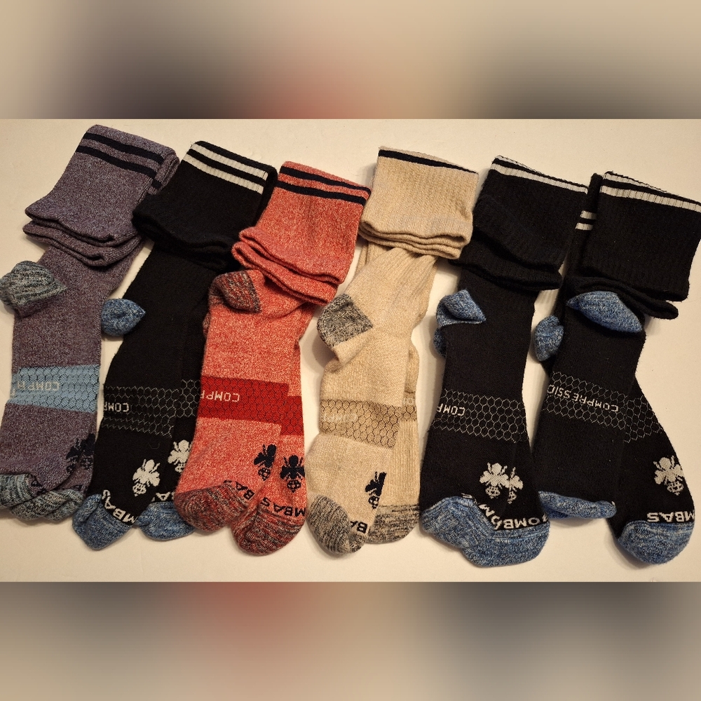 Lot of Bomba over the calf compression socks everyday wear